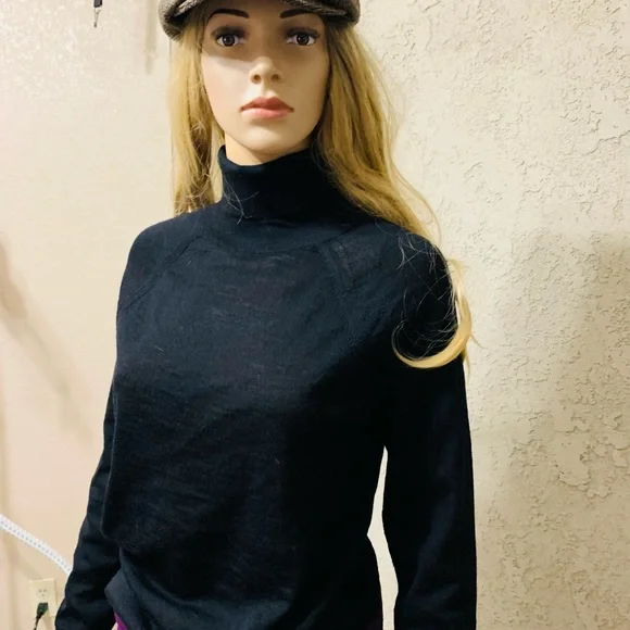 NWT Classic Merino Wool Turtleneck Sweater / 100% MERINO WOOL - Picture 14 of 16